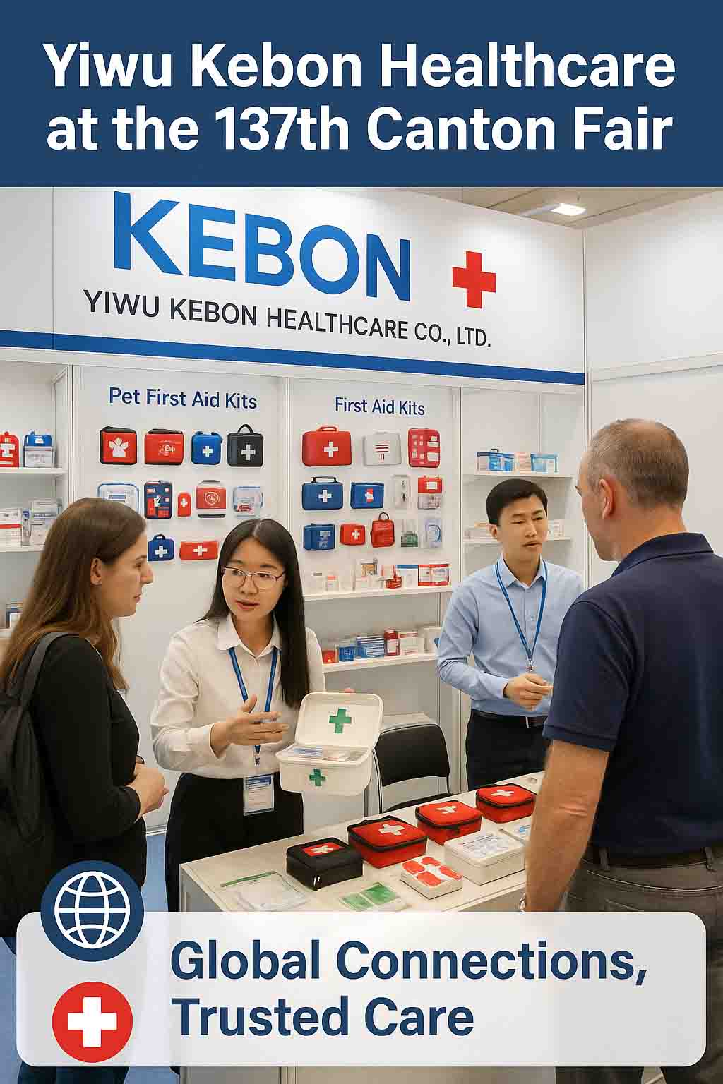 Yiwu Kebon Healthcare loistaa 137. kantonmessuilla, Eyes Global Laajennus syksyllä
