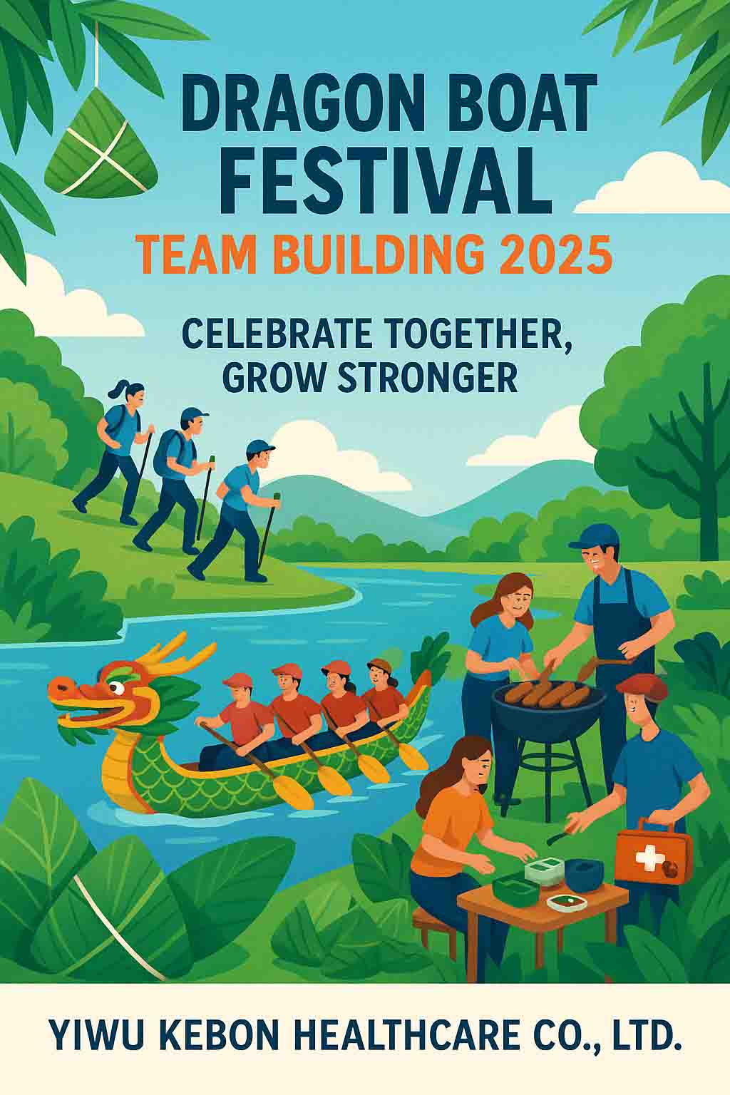 Dragon Boat -festivaalin juhliminen yhdessä - joukkueiden rakentaminen yhtenäisyydellä ja elinvoimaisella Kebon Healthcare -tapahtumassa